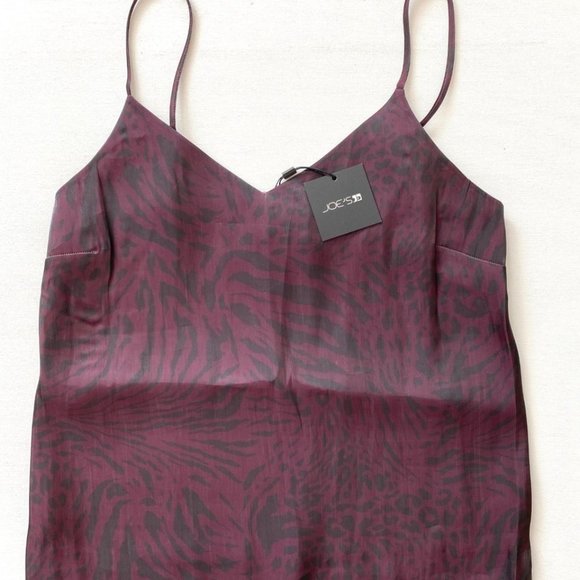 Joe's Sauvage Zebra  Striped Camisole Tank In Siren - Picture 2 of 5